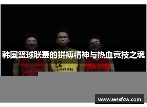 韩国篮球联赛的拼搏精神与热血竞技之魂