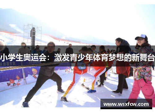 小学生奥运会：激发青少年体育梦想的新舞台